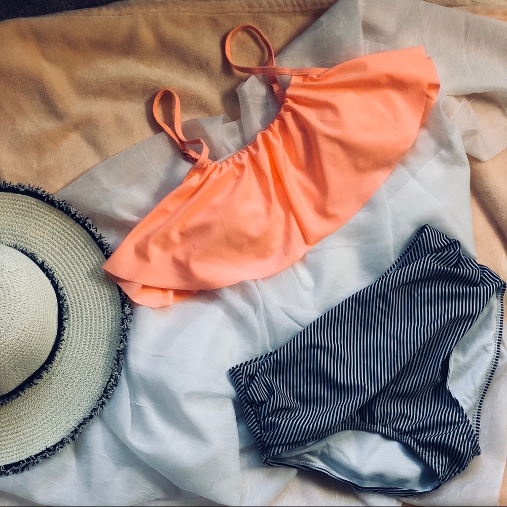 Cute two piece set swimsuit